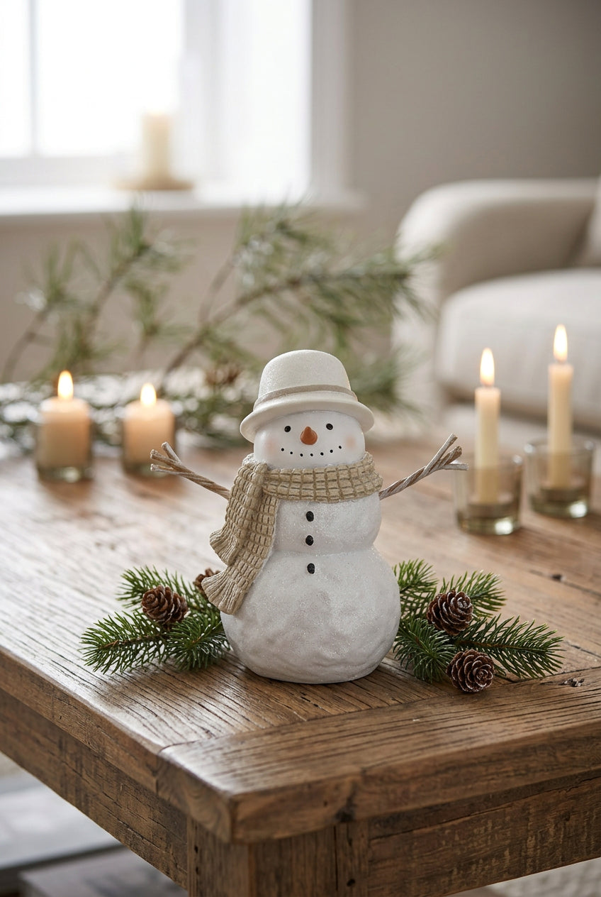 Snowfall Snowman