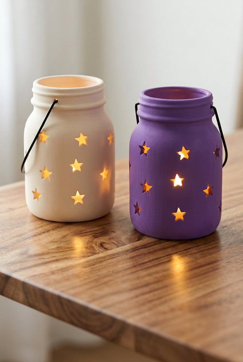 Jar Lantern Ceramic DIY Kit