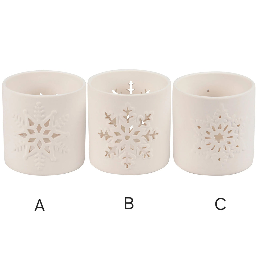 Snowflake Candle Holder