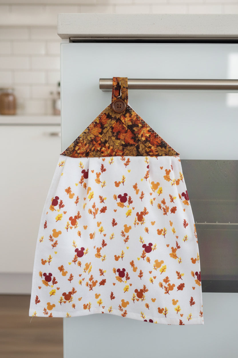 Mouse Leaves Kitchen Towel