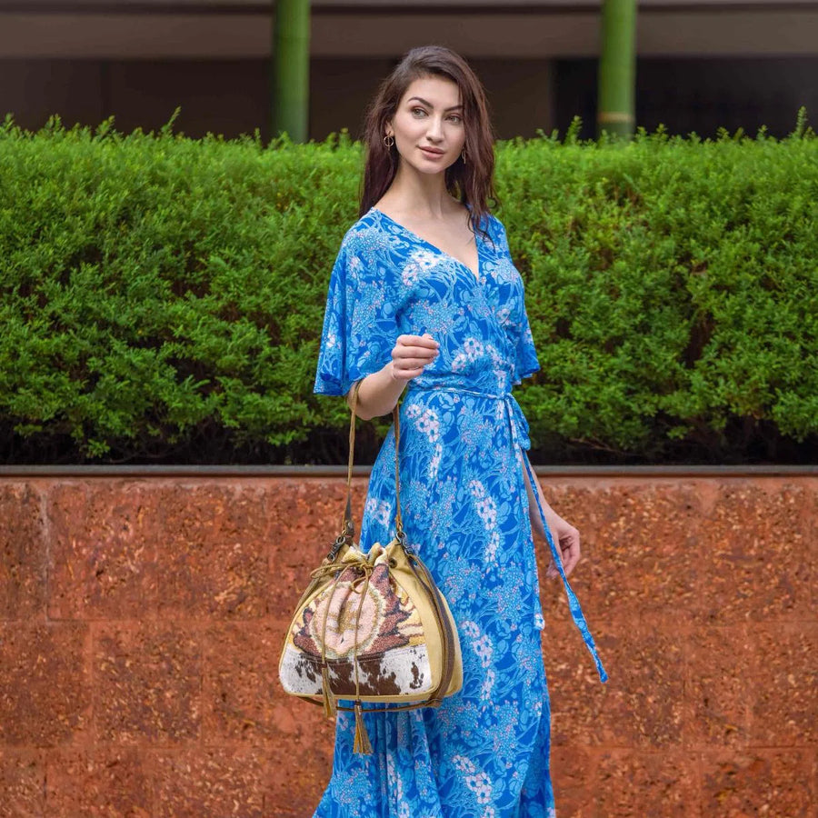 Myra Bags "Diversified Bucket Bag"