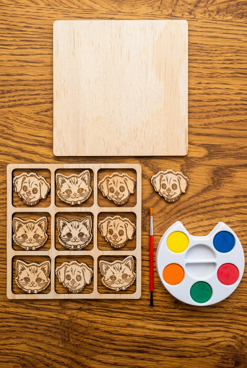 DIY Tic-Tac-Toe Kit