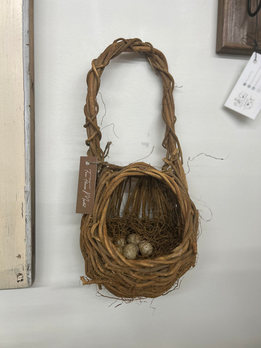 Birdnest Basket With Eggs
