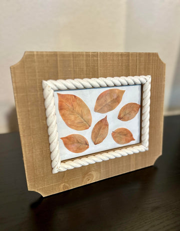 Pressed Leaf Picture Frame