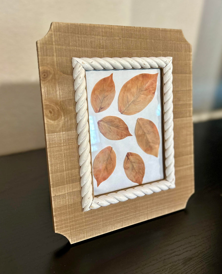 Pressed Leaf Picture Frame