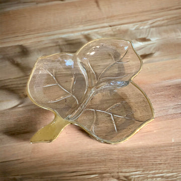 Crystal Leaf Dish