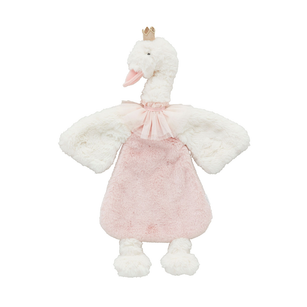 Mud Pie Swan Princess Plush Woobie