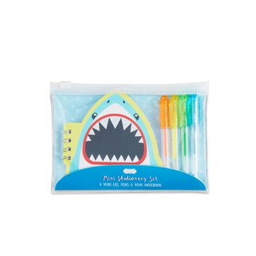 Mudpie Shark Stationery Set