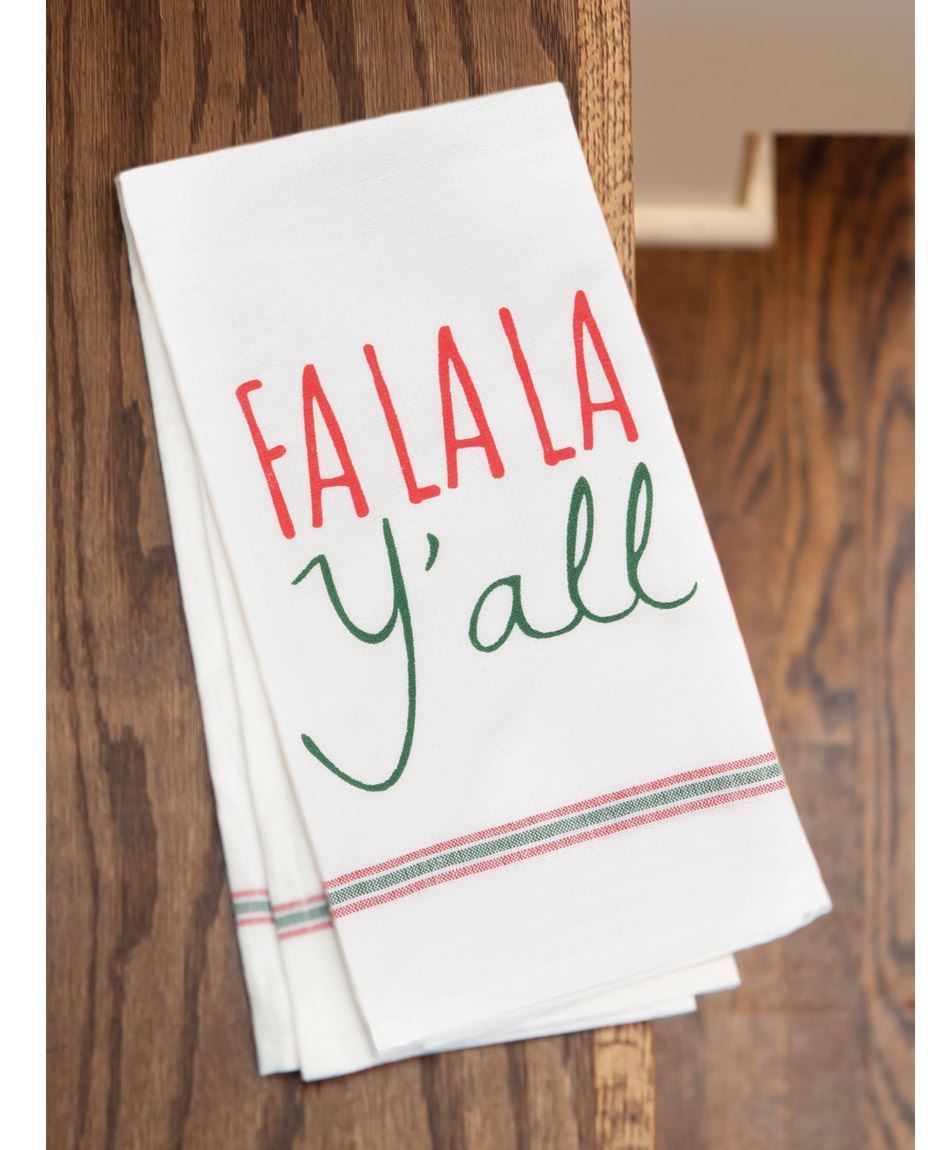 Fa La La Y'all Dish Towel