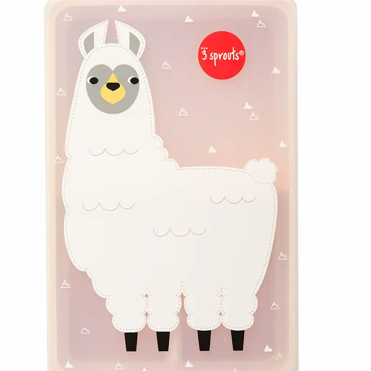 3 Sprouts Llama Silicone Bento Box