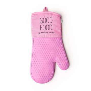 Krumbs Homemade Happiness Oven Mitt - Good Food, Good Mood