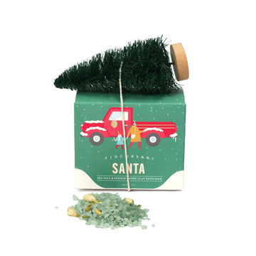 Finchberry Santa – Clay & Salt Soak - Holiday Stocking Stuffers