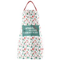 Krumbs Kitchen Farmhouse Holiday Aprons - We Whisk You A Merry Christmas