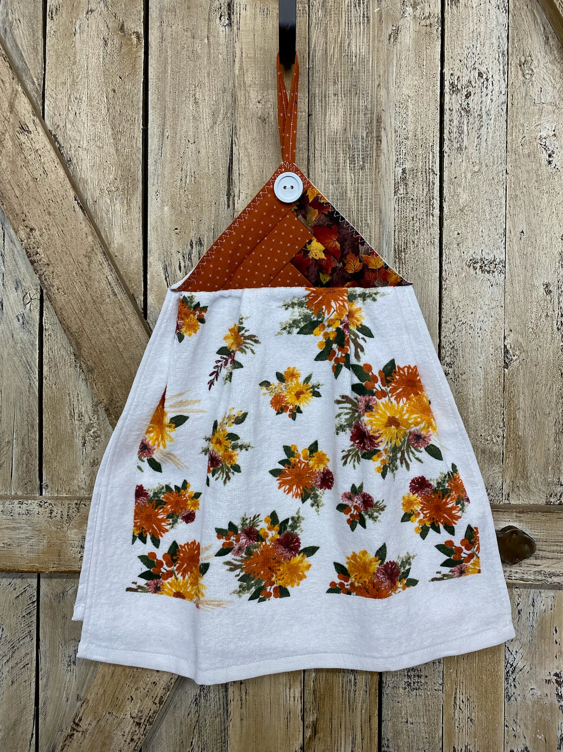 Fall Floral Kitchen Towel
