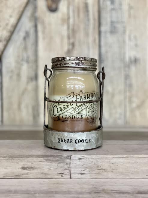 Classic Farmhouse Star Candle - Sugar Cookie