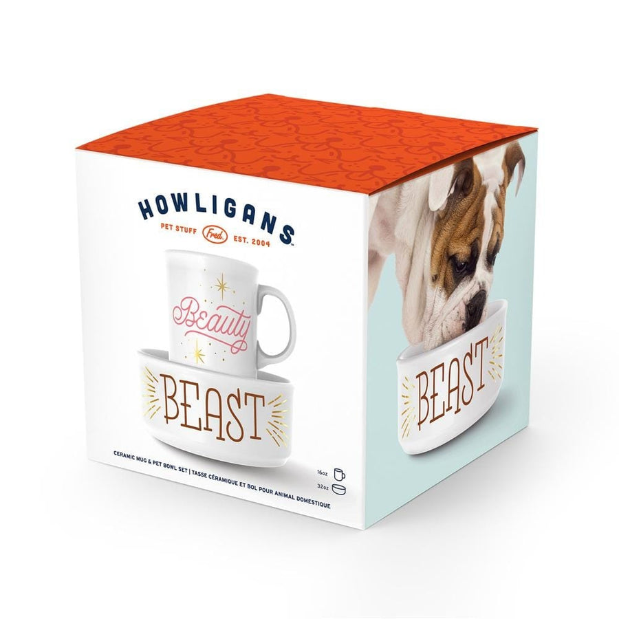 Howligans - Mug + Dog Bowl - Beauty/Beast