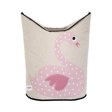 3 Sprouts Swan Laundry Hamper