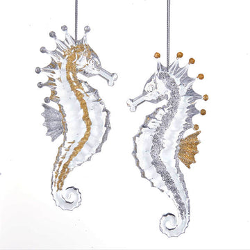 Glitter Seahorse Ornament