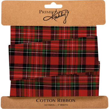 Red Plaid Ribbon