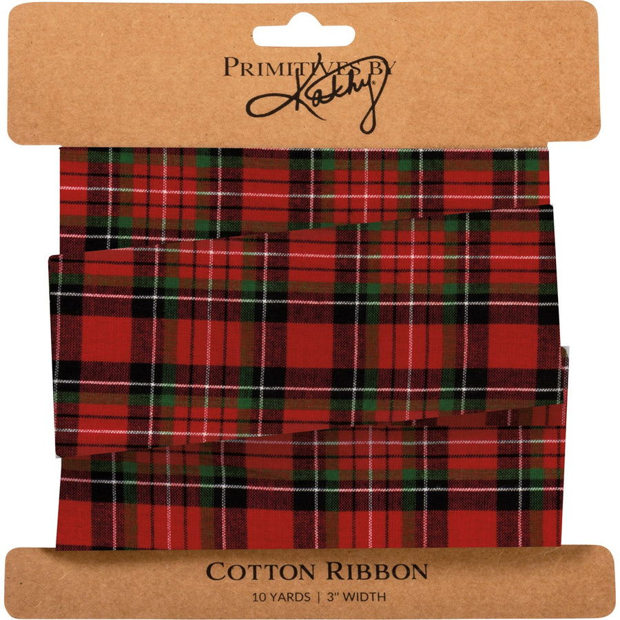 Red Plaid Ribbon