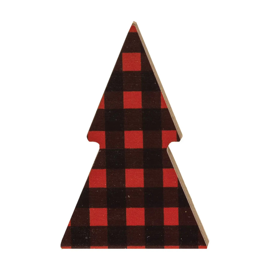 Red Buffalo Check Christmas Tree Sitters