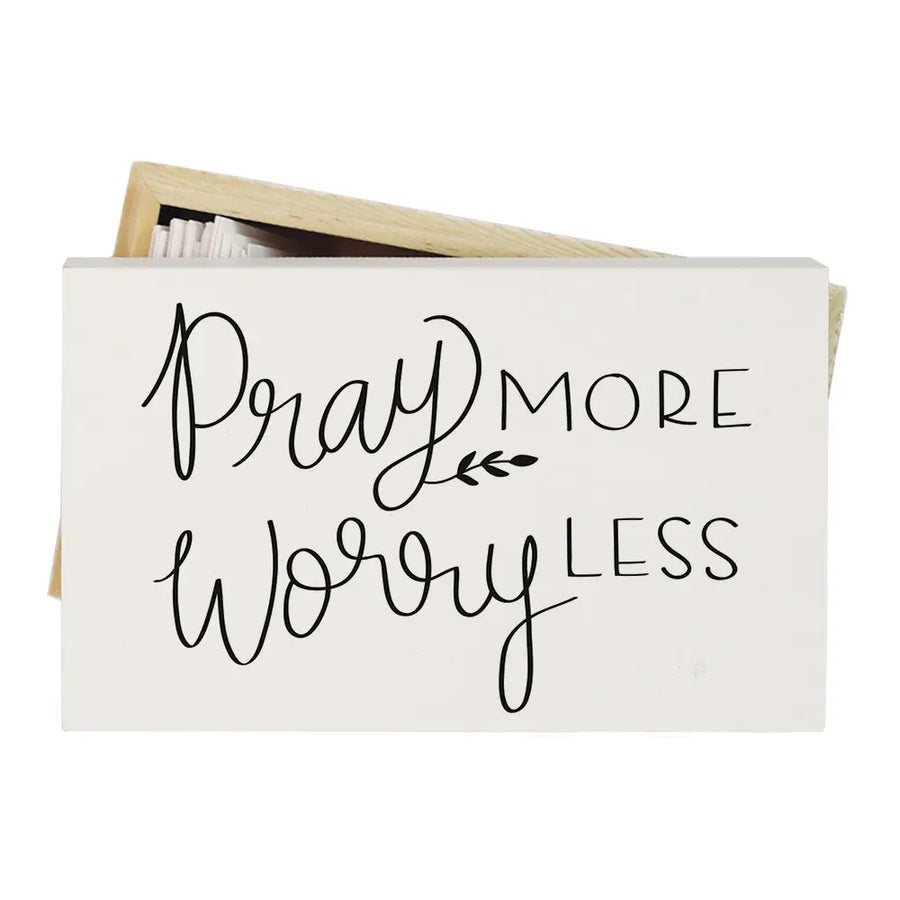 Pray More Worry Less - Prayer Box