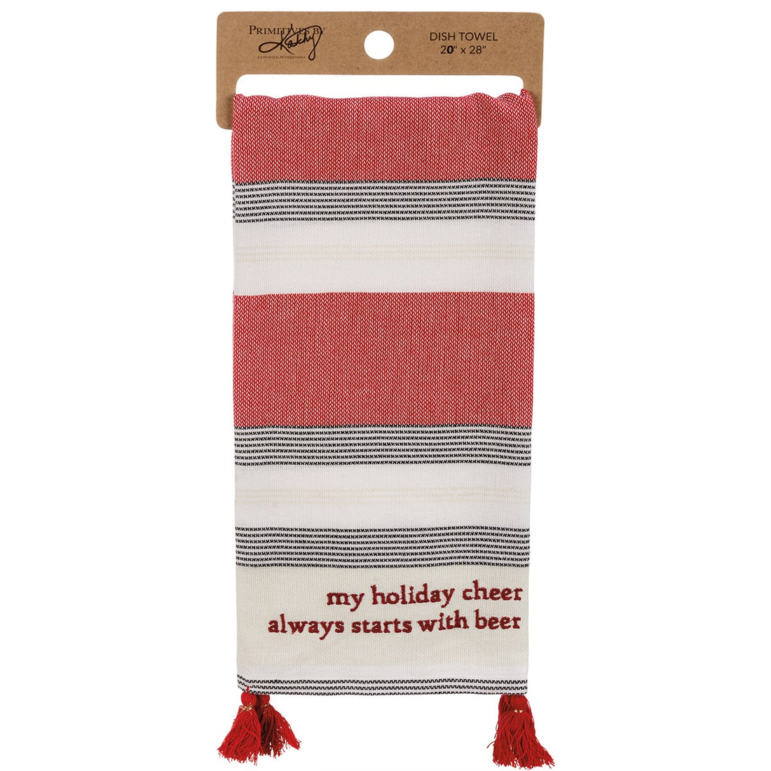 My Holiday Cheer Starts With Beer Kitchen Towel