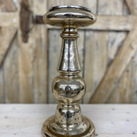 Mercury Glass Candle Stand