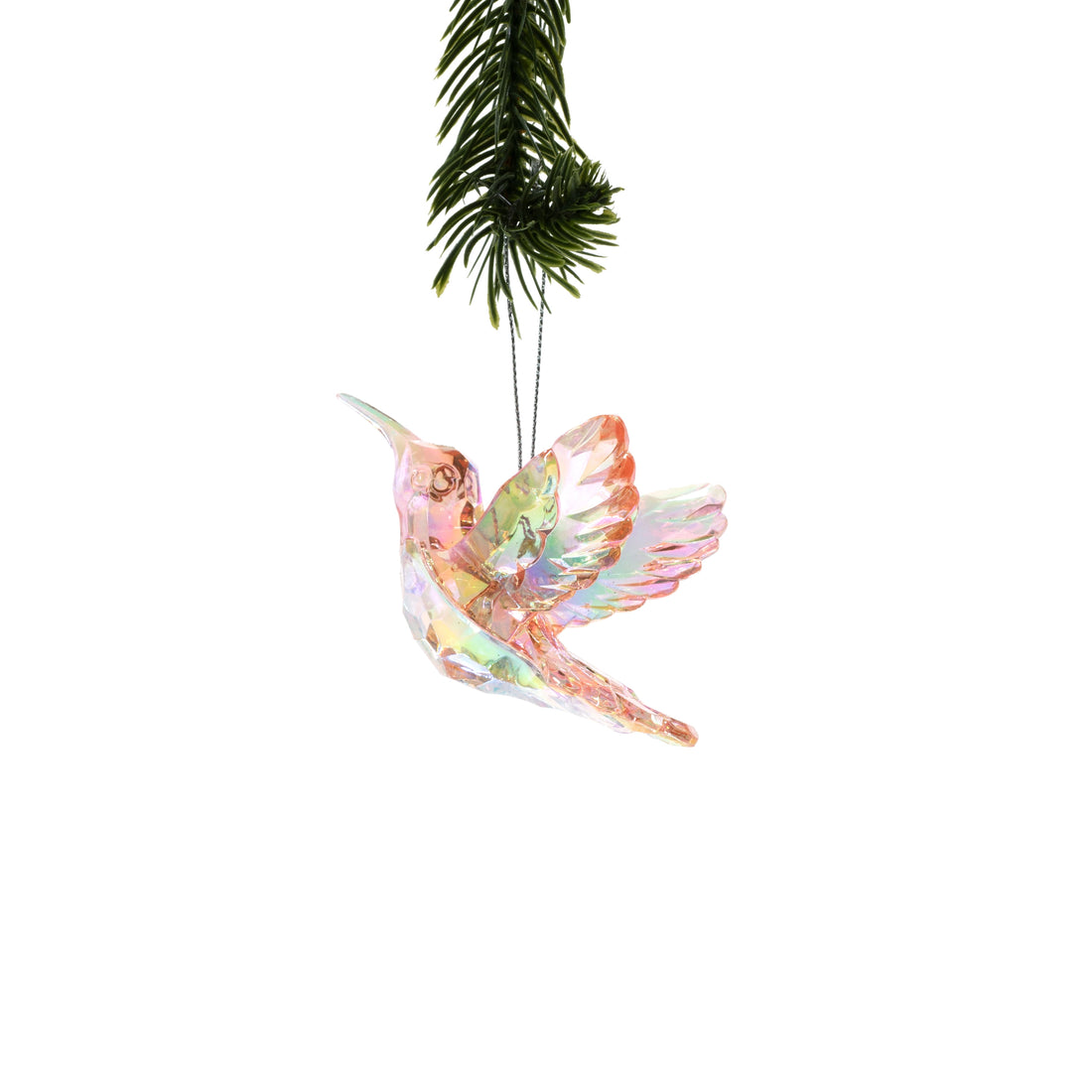 Pink Hummingbird Ornament