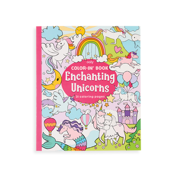 Color-in' Book: Enchanting Unicorns