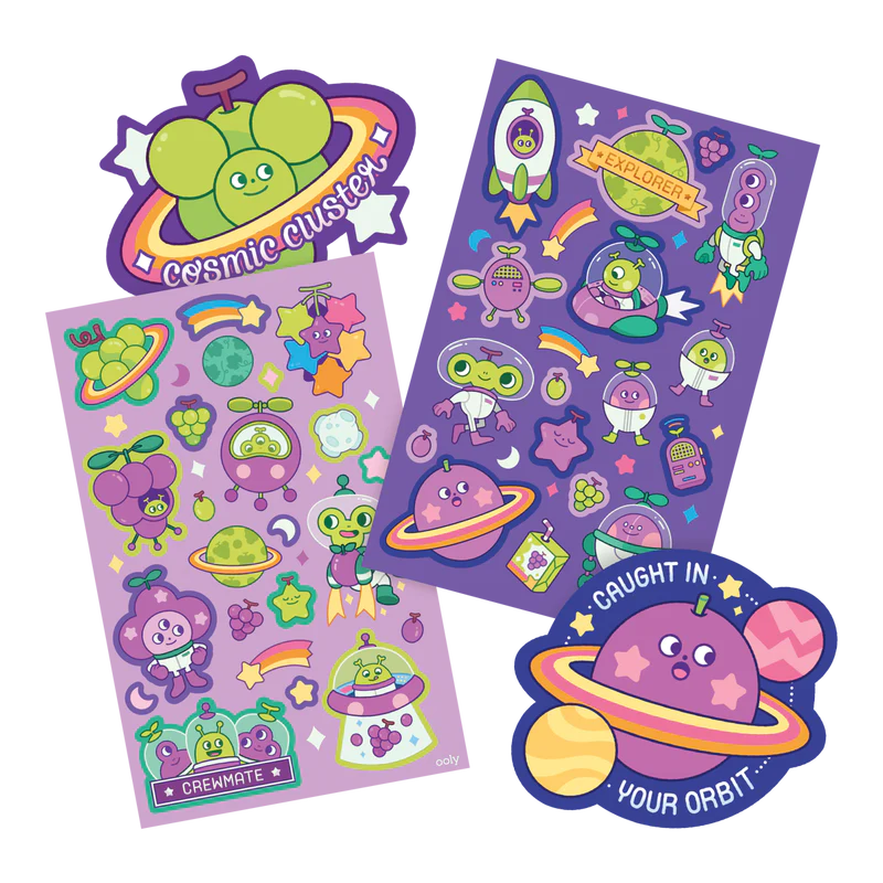 Grape Galaxy Scented Stickers