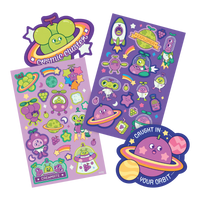 Grape Galaxy Scented Stickers