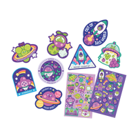 Grape Galaxy Scented Stickers