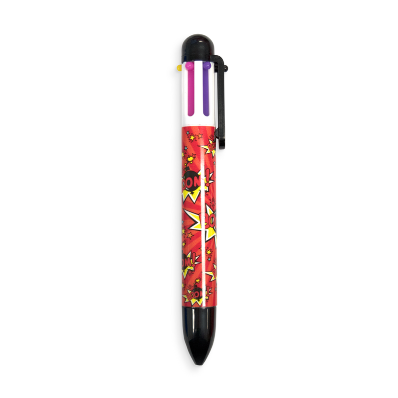 Multicolor Click Pen: Comic Attack