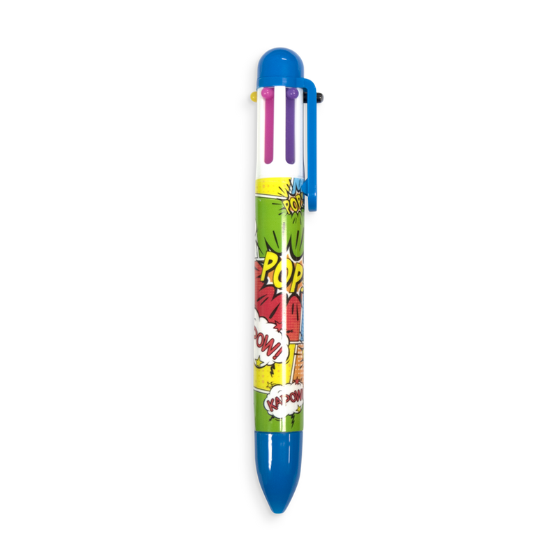 Multicolor Click Pen: Comic Attack