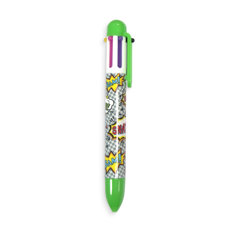 Multicolor Click Pen: Comic Attack