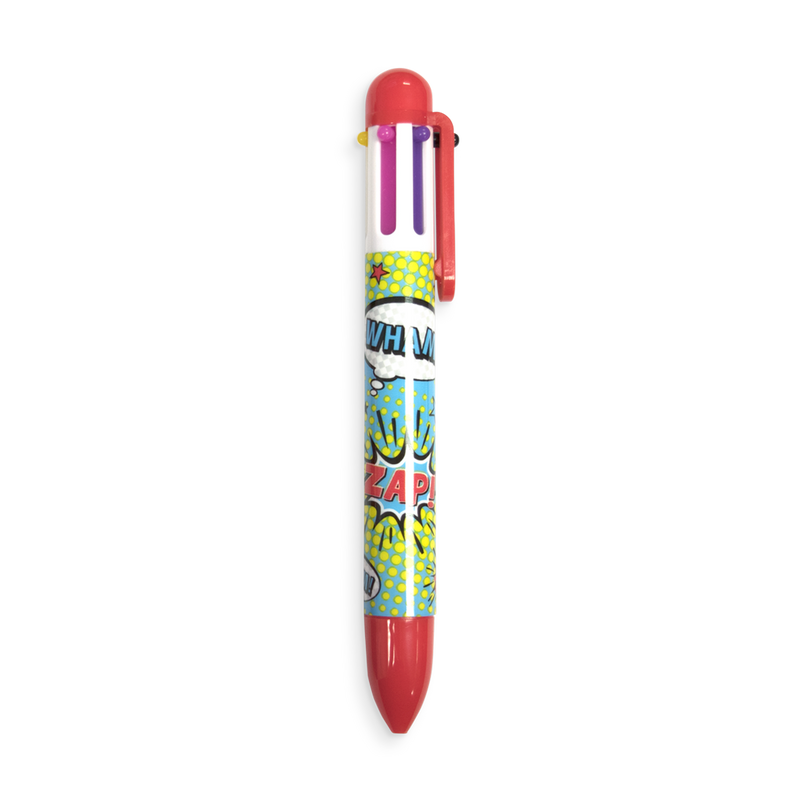 Multicolor Click Pen: Comic Attack