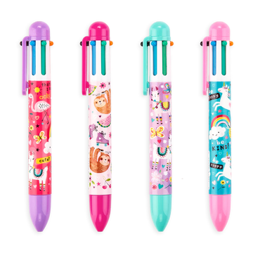 Multicolor Click Pen: Funtastic Friends