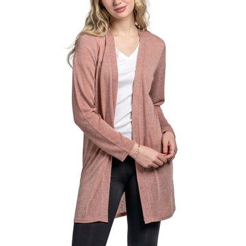 Hello Mello Weightless Lounge Cardigan - Blush