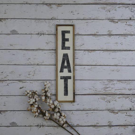 The Green Elephant Shop - Eat Sign