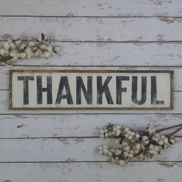 The Green Elephant Shop - Thankful Sign
