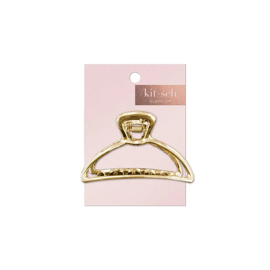 Kitsch Open Shape Claw Clip - Gold
