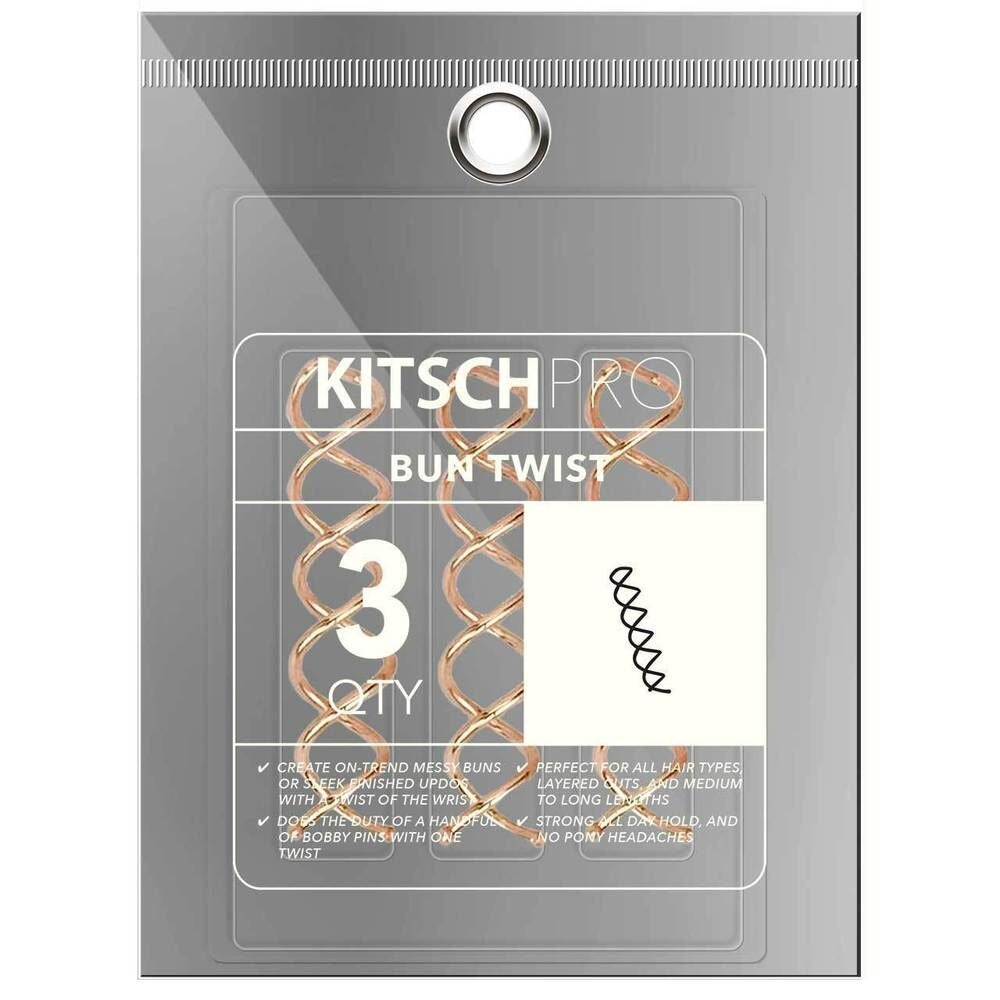 Kitsch Bun Twist - Rose Gold