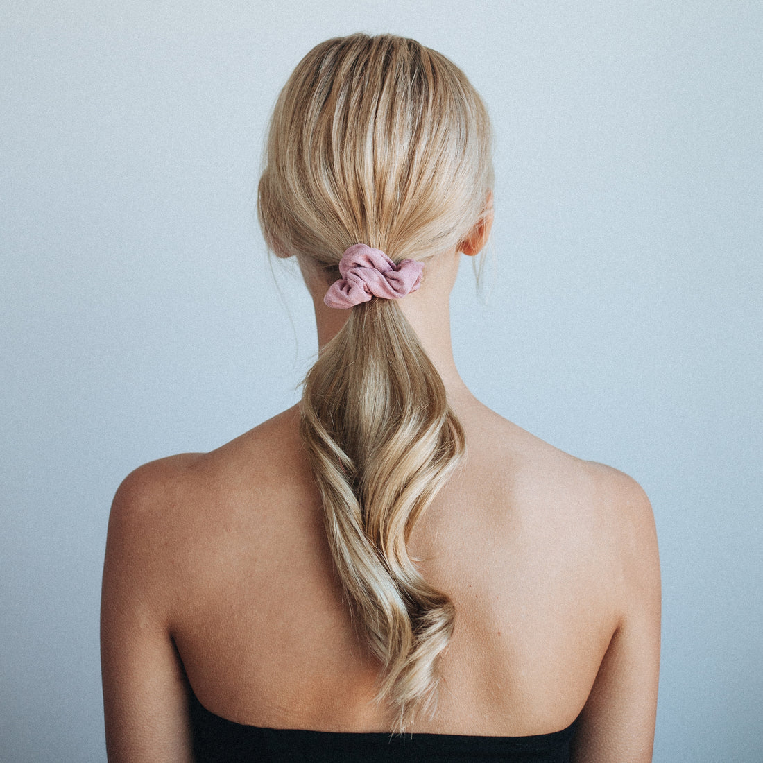 Velvet Scrunchie - Assorted Blush + Mauve Tones