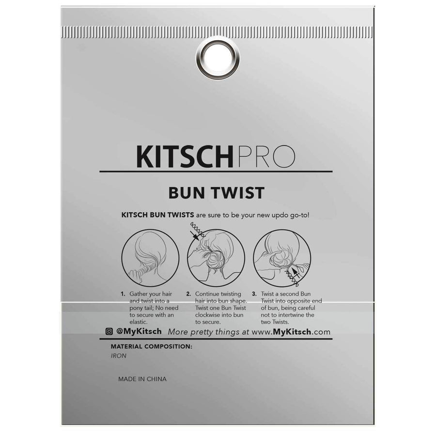 Kitsch Bun Twist - Black