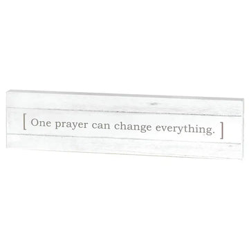 One Prayer Wall Plaque