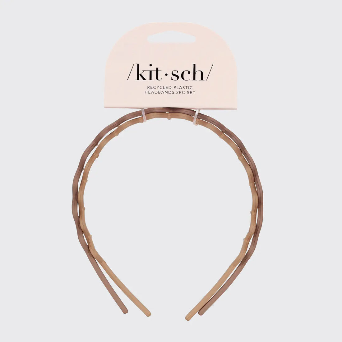 Kitsch Zig Zag Headband 2pc - Neutral