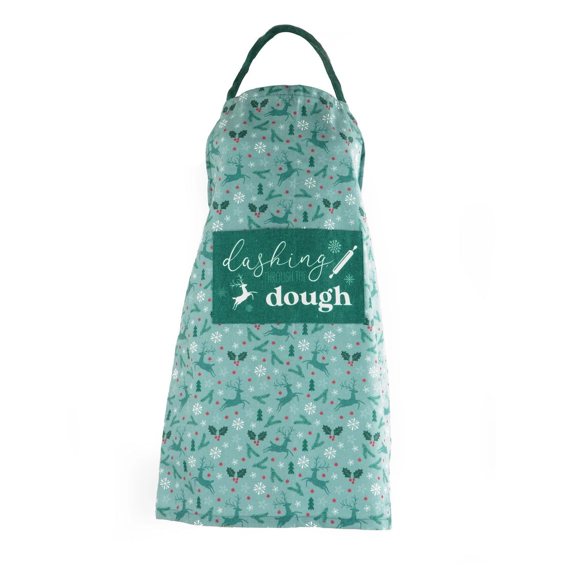 Krumbs Kitchen Farmhouse Holiday Aprons - Dashing Through The Dough