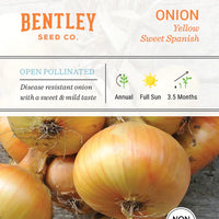 Onion, Yellow Sweet Spanish Seed Packet (Allium cepa L.)