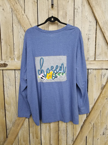 Repurposed Shirt with Chosen Patch